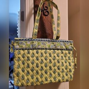 Vintage Vera Bradley Elephant Purse, Yellow and Green